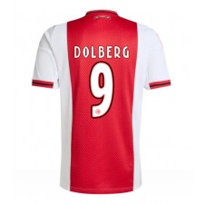 Ajax Kasper Dolberg #9 Hjemmedrakt 2025-26 Kortermet